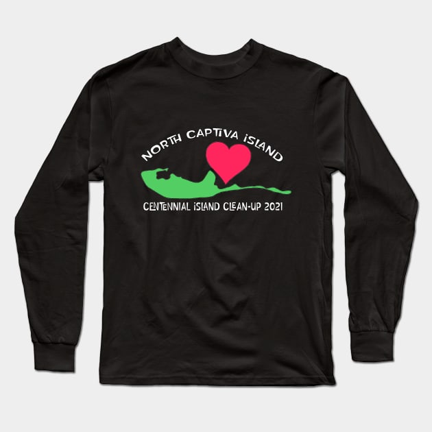 North Captiva Centennial Clean-Up T-shirt Long Sleeve T-Shirt by Ultra Local